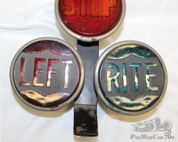 1920's Automobile Left Rite Stop Taillight