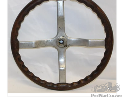 1910's-1920's Wood Rim Automobile Steering Wheel