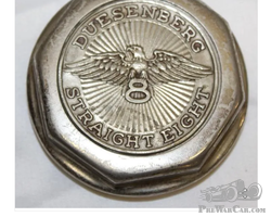 Duesenberg Straight 8 Automobile Threaded Hubcap