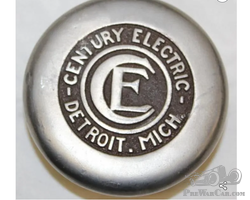 Century Electric Automobile Threaded Hubcap