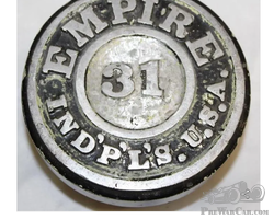 Empire Motor Car Co Automobile Threaded Hubcap