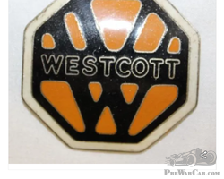 1920-1925 Westcott Motor Car Co Radiator Emblem Badge