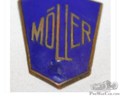 1920-1922 Moller Motor Car Co Radiator Emblem Badge