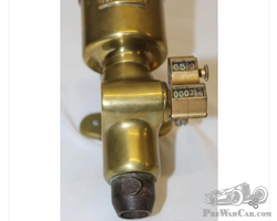Early Brass Warner Auto-Meter Speedometer