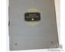 1920 Owen Magnetic Motor Car Co Sales Brochure Book