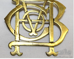 1906-1912 Maxwell Briscoe Brass Radiator Emblem Badge
