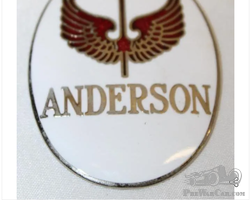 1924-1926 Anderson Motor Car Co Radiator Emblem Badge