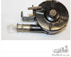 1920's Automobile Accessory Retractable Dash Light
