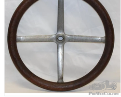 1910's-1920's Wood Rim Automobile Steering Wheel