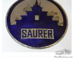 1930's Saurer Trucks Radiator Emblem Badge