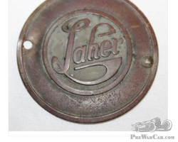 1920's-1930's Laher Motor Car Co Radiator Emblem Badge