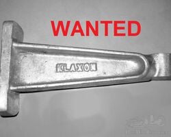 Wanted Klaxon Bracket - Klaxet Horn Mounting