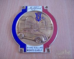 MATFORD Rallye Monte-Carlo bumper/ grille / dashboard badge
