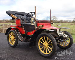 1904 Wolseley & Trailer - VCC Dated