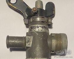 Large vintage aircraft fuel cock