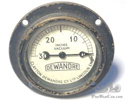 Dewandre vacuum gauge