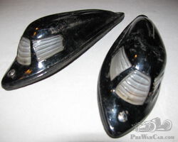 SOLD Large black Fender lights