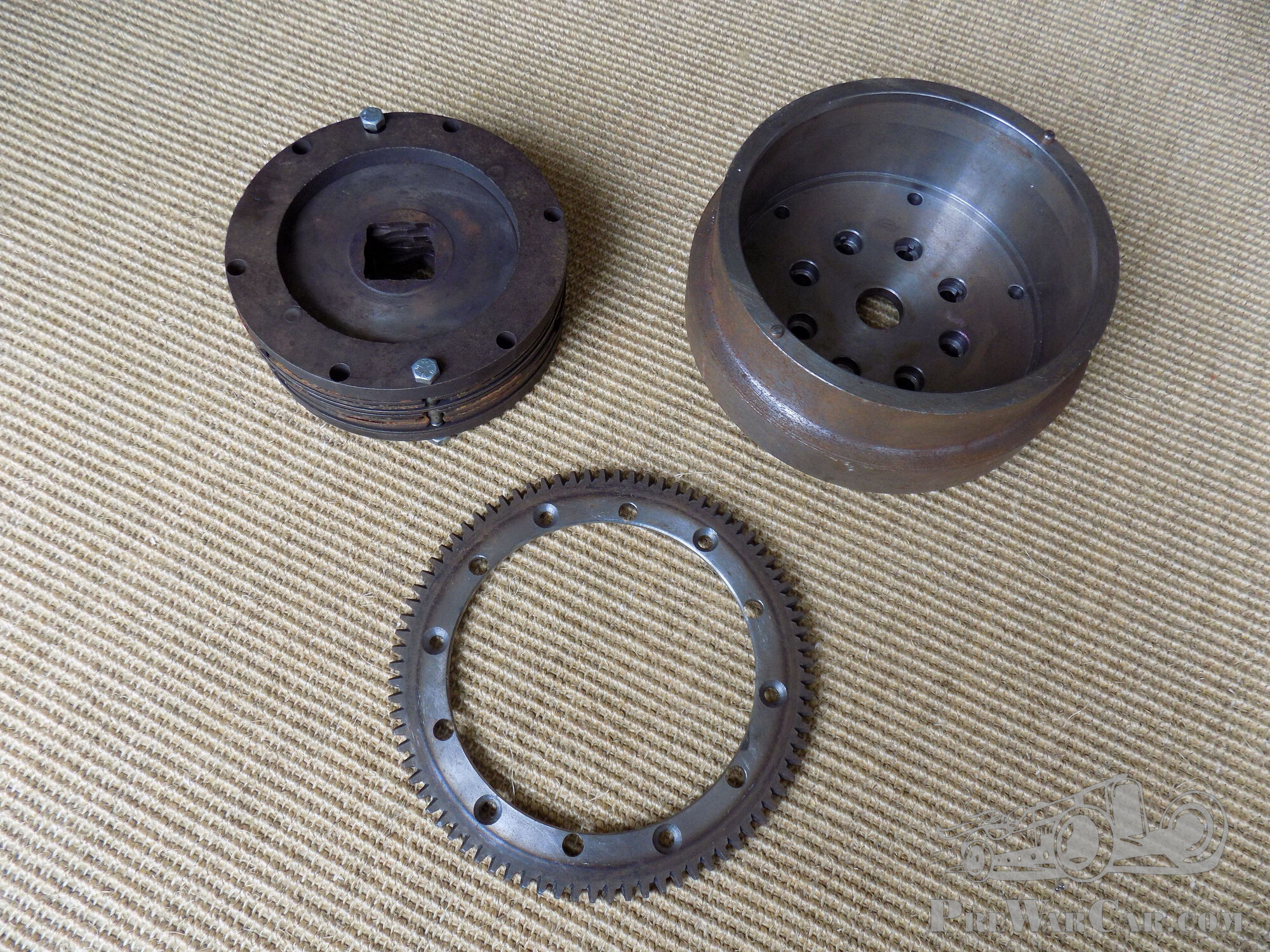 Bugatti Type 37 Flywheel c/w Clutch Pack