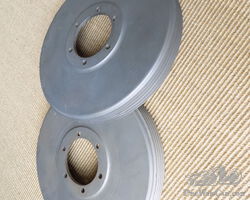 Brake Drums ID -310mm and internal depth 41mm.