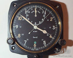 Smiths "time of trip" aircraft clock
