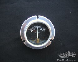 New Old Stock O.S Ampmeter Black Dial