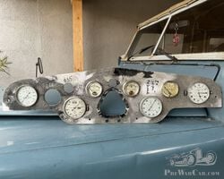 White face Hispano-Suiza dashboard and instruments