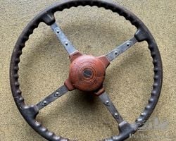 Leather steering wheel CFA Hermes volant souple