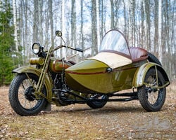 HARLEY-DAVIDSON, JD with side car, 1928, USA