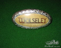 Original Pre-War Wolseley 1930s Illuminated Radiator Badge