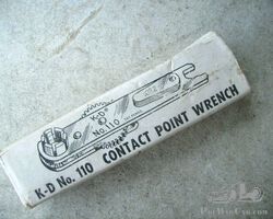 K-D contact point wrench for Autolite ignition