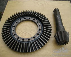 Original Bugatti Crown Wheel and Pinion 12:54 ratio
