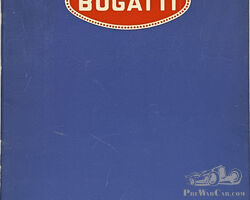 Catalogue Automobiles Bugatti Type 57, Circa 1938