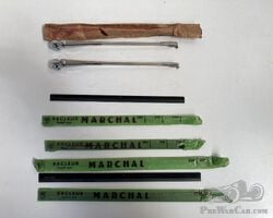 Marchal wiper arms chrome and blades black