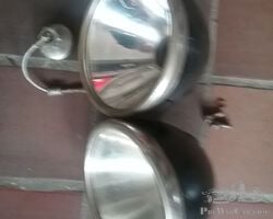 Pair of original Italian headlights for Fiat 501 and 505