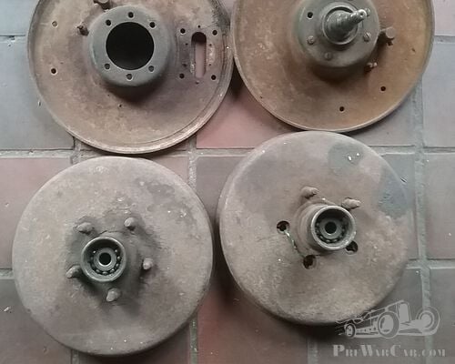 Brakedrums for mid twenties Fiat 501