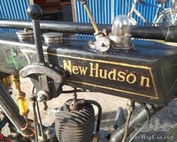 New Hudson 211 CC BJ 1914 Unieke motorfiets 110 jaar oud