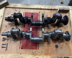 Selection of crankshafts for Delahaye 135