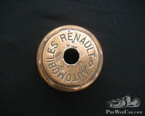 Large Bronze Hubcap for Renault ( Renault Automobile )