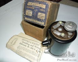 Jefferson NOS 1920's ignition coil (6V)
