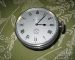 Original Side Wind Jaeger 8 Jour Car Clock, Complete and Near Mint