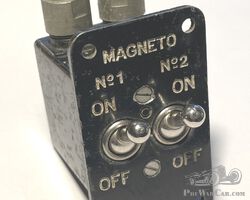 Air Ministry (AM) twin magneto switch WWII