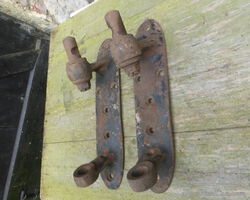 1 Paar Scheinwerferhalter von Horch 10/50