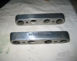 Pair of Original "FIT FORWARD PLUGS" Spare Spark Plug Holders