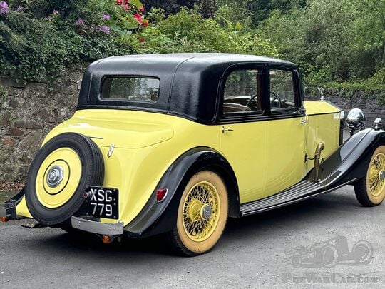 Car Rolls-Royce 20/25 Mann Egerton Continental Saloon GRC81 1933