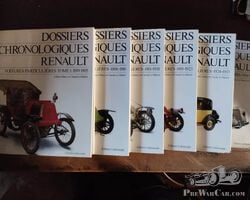 Rare RENAULT encyclopedia, 6 volumes, 10kg