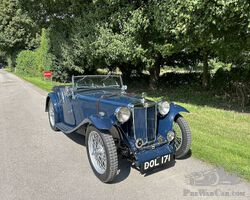 1937 MG TA (original MPJG engine)