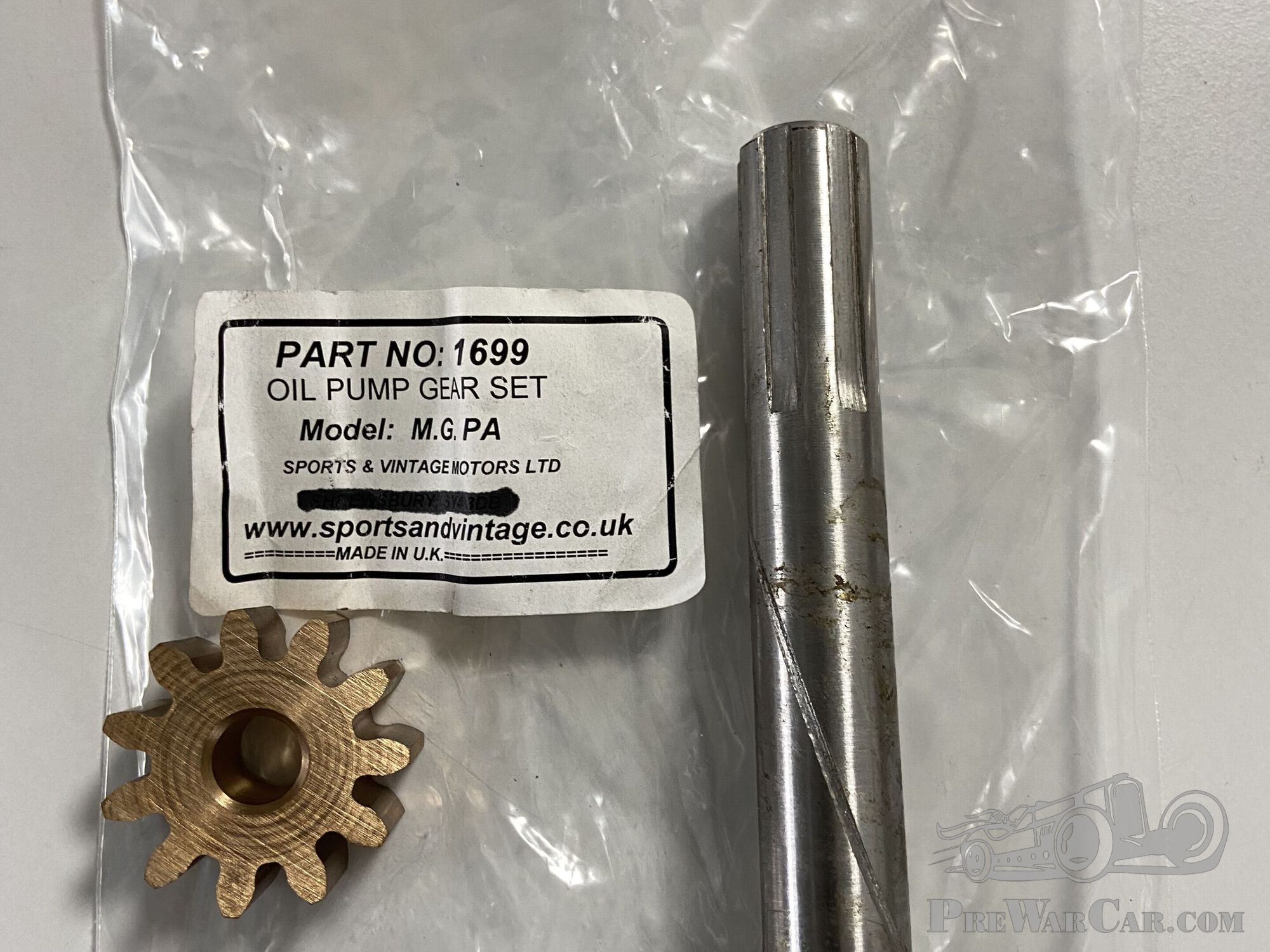 MG PA / PB new parts