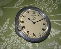 Jaeger 4 Jour Car Clock Cream Dial for Bugatti GP