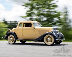 Ford Model 40 V8 Offenhauser 5 Window Coupe Deluxe 1934