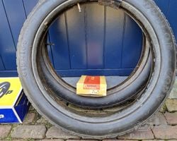 set of two Dunlop Cord 815x105 tyres/tubes